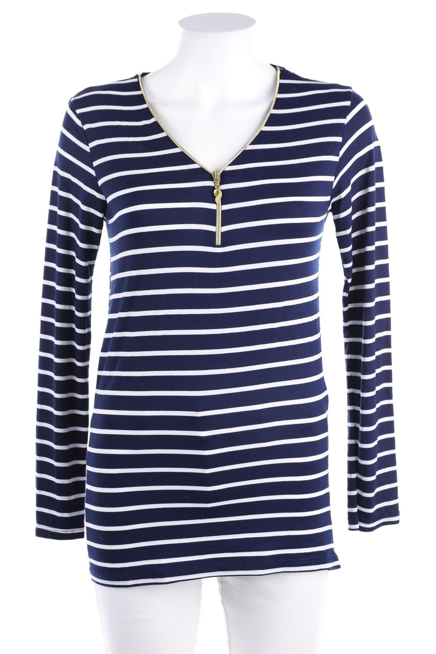 No Label - Longsleeve-Shirt with Stripes - S