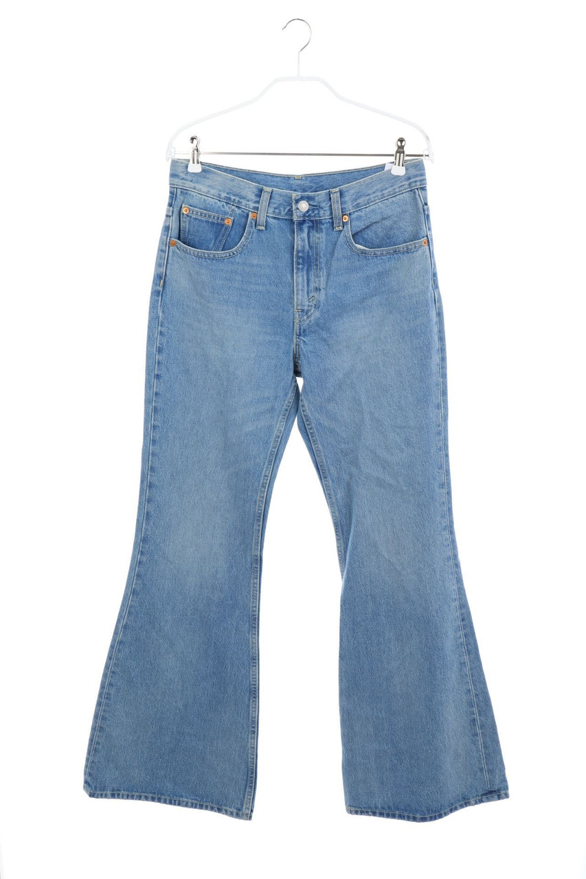 LEVI´S - Raw Denim-Bootcut-Jeans mit Logo-Patch - W27