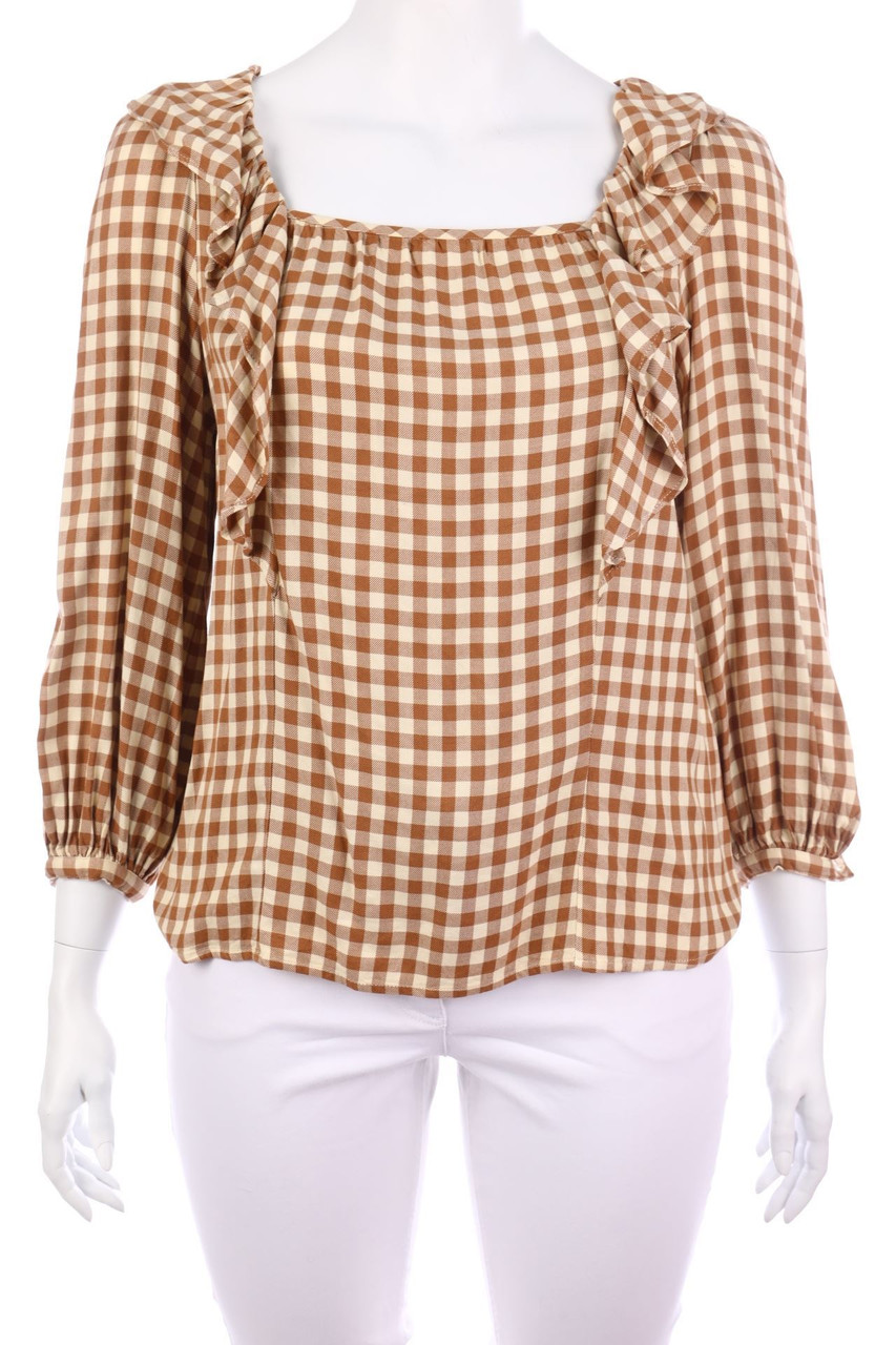 C&A - Blouse, Checked - D 46