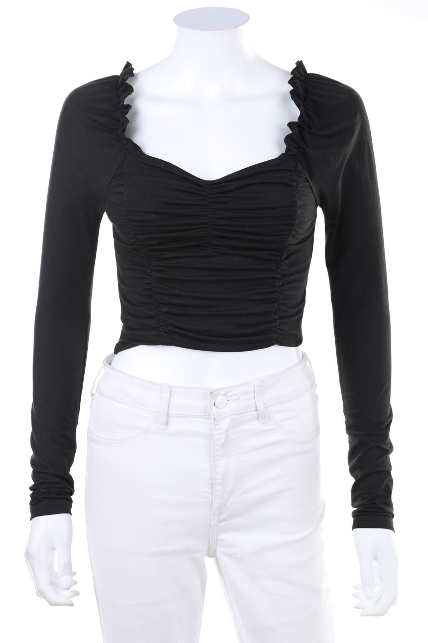 SHEIN - Cropped-Bluse - D 32