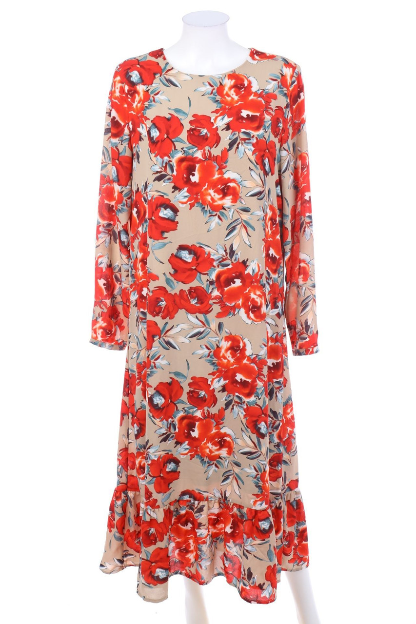 VILA - Maxi-Kleid mit Blumen-Print - D 40