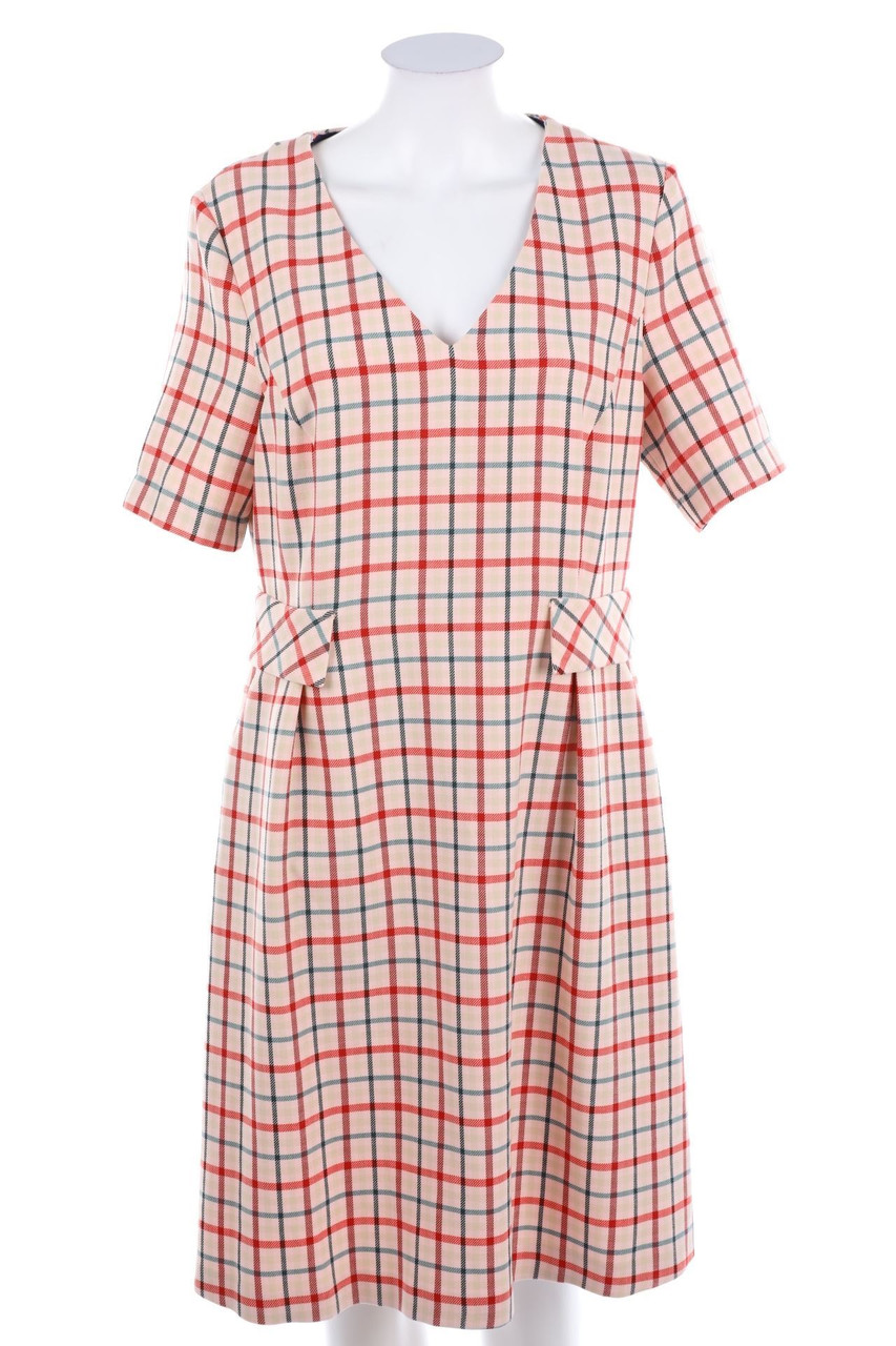 RIANI - Sheath Dress, Checked - D 40