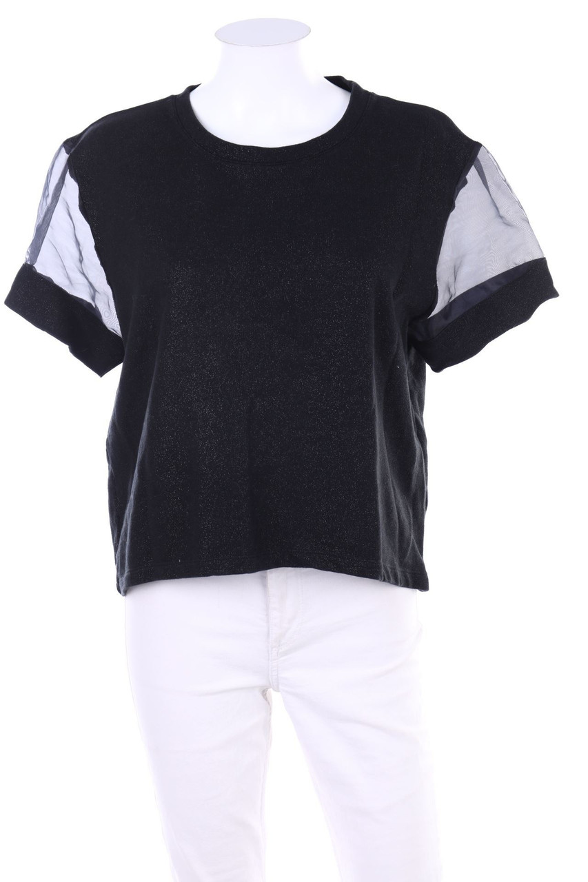 MORE & MORE - Glitzer-Sweatshirt - D 40