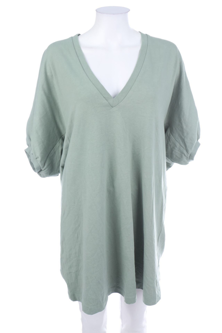 ZARA - Oversize-Kurzarm-Shirt - L