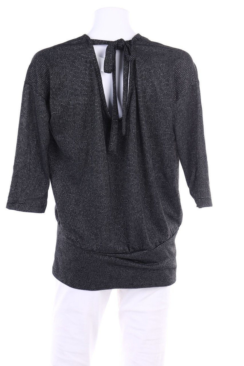 No Label - Glitter-3/4-Sleeve Shirt - M