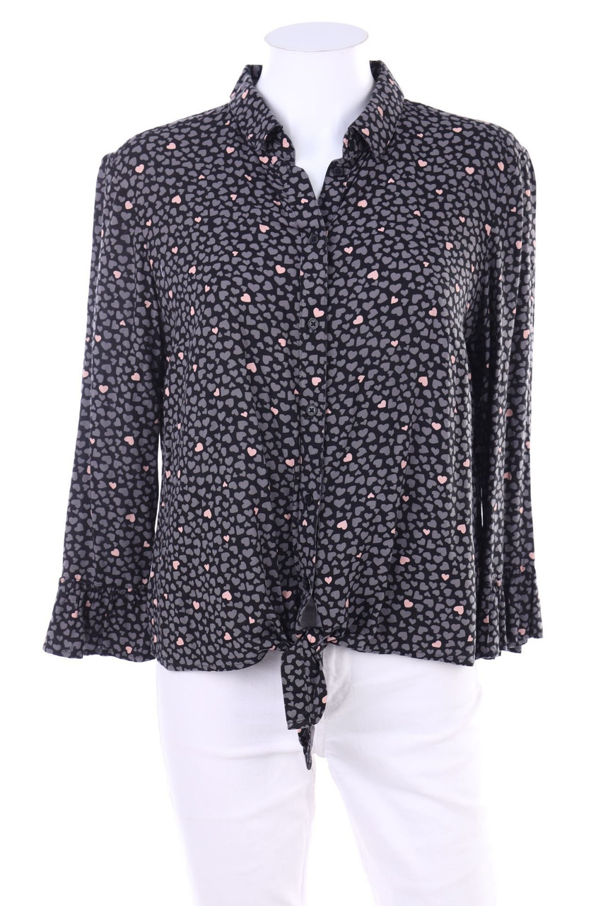 CLOCKHOUSE by C&A - Print-Shirt Blouse to tie - D 40