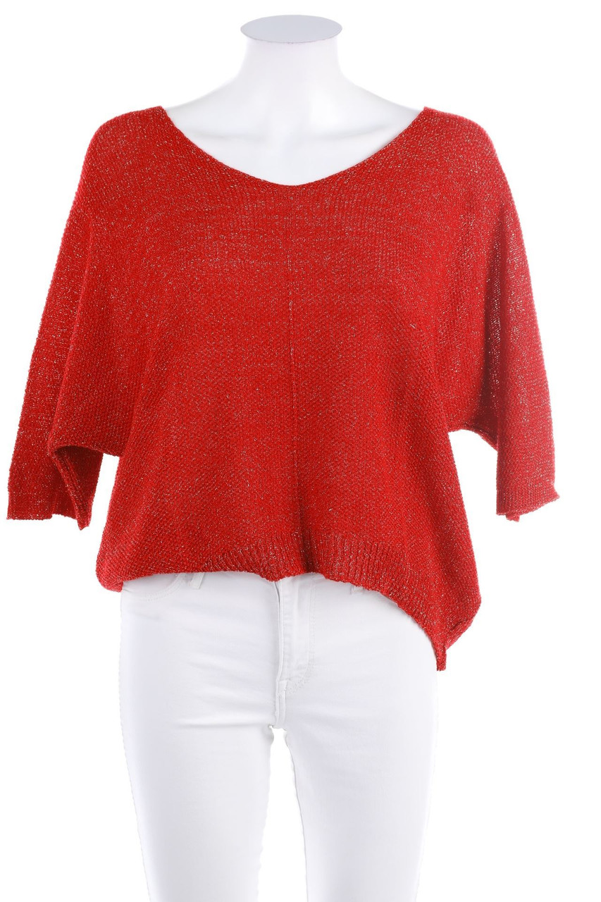 My Hailys - Batwing-Pullover mit Glitzer - M