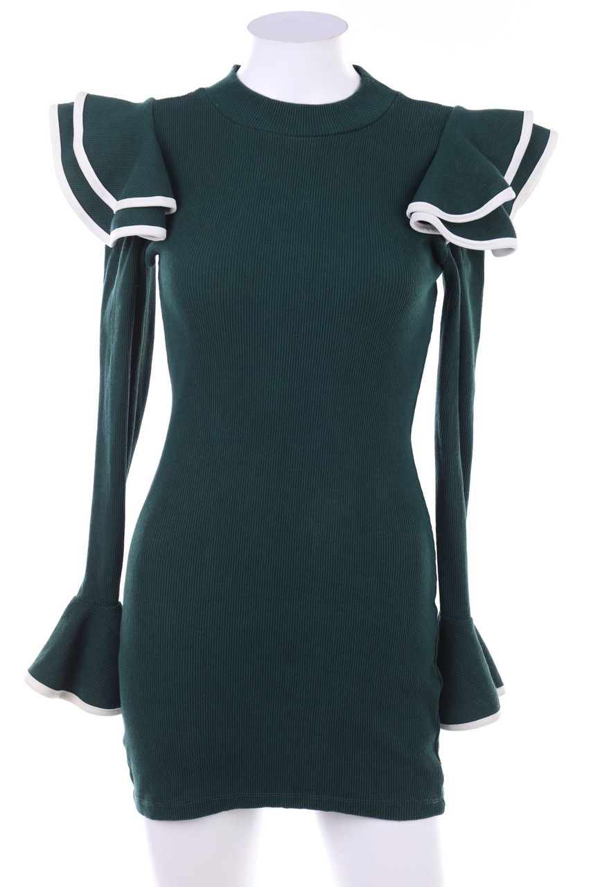 Ohne Label - Cold-Shoulder-Kleid - XXS