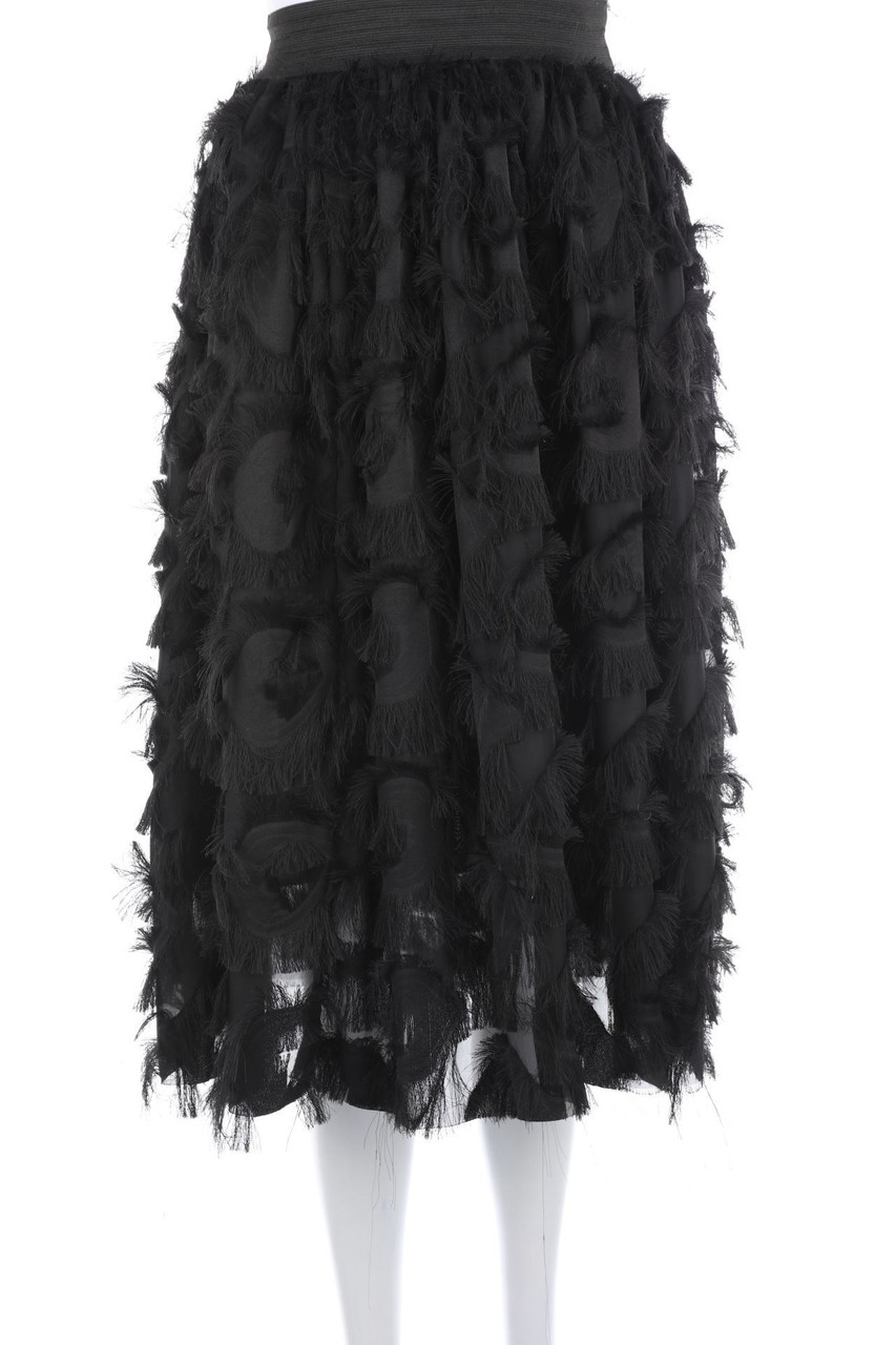 Timiami - Midi Skirt with Fringes - S