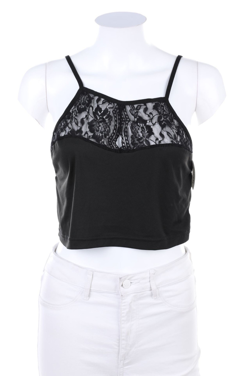 No Label - Bustier Top with Lace - D 34
