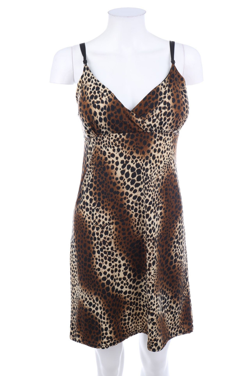 No Label - Night Gown with Leo Print - D 38