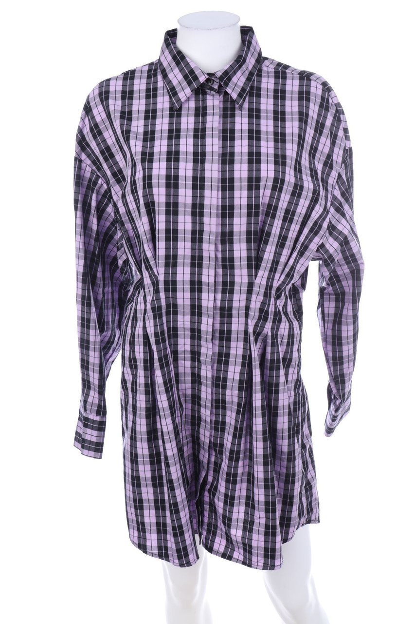 H&M DIVIDED - Blusenkleid mit Karo-Muster - D 42