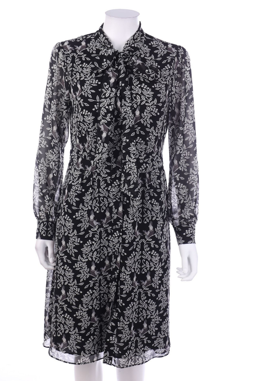 Boden - Chiffon-Blusenkleid mit Schluppe - D 36