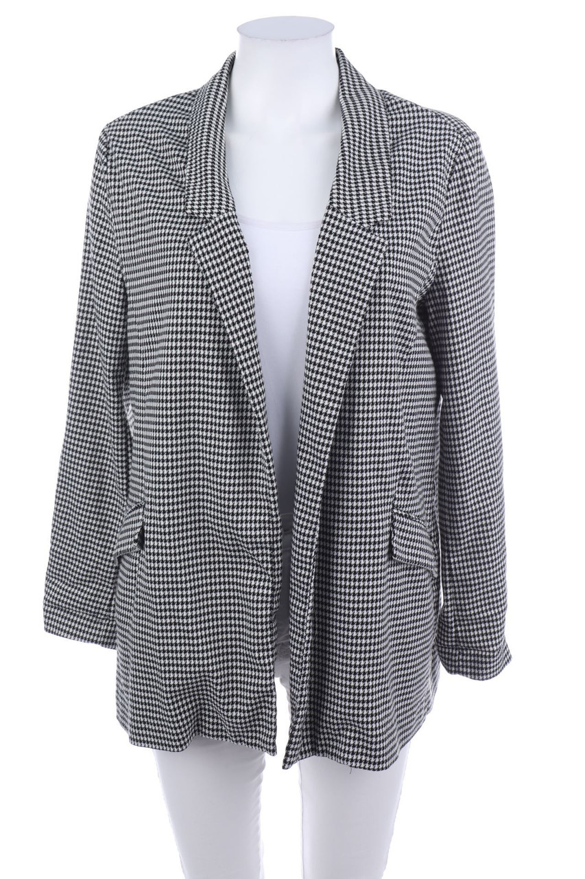 Stradivarius - Blazer with Houndstooth Pattern - L