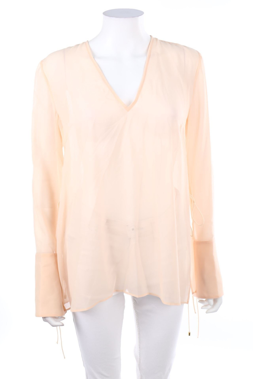 Just cavalli - Chiffon-Bluse mit Schnürung - D 36