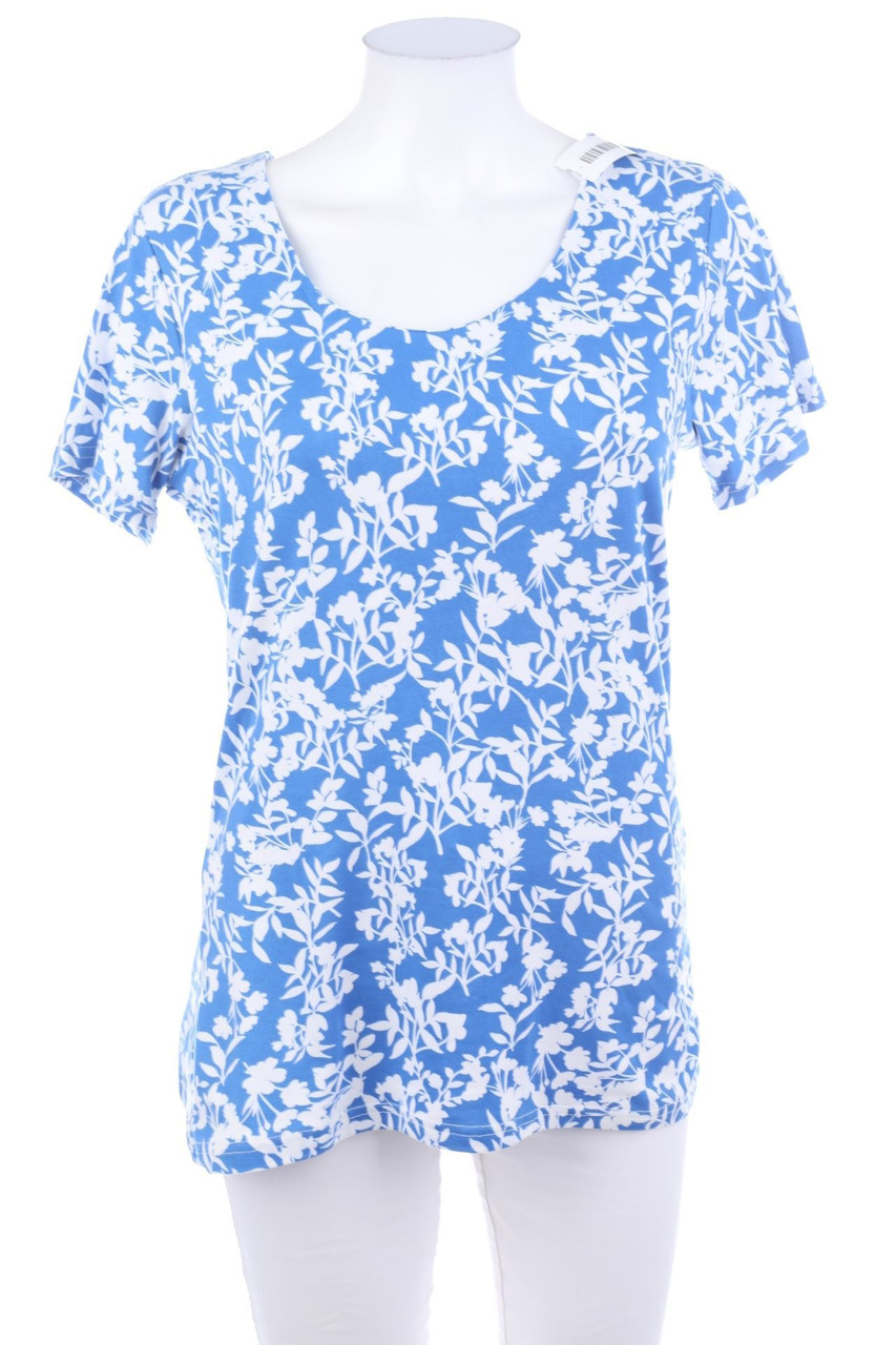 No Label - Shortsleeve-Shirt with floral print - M