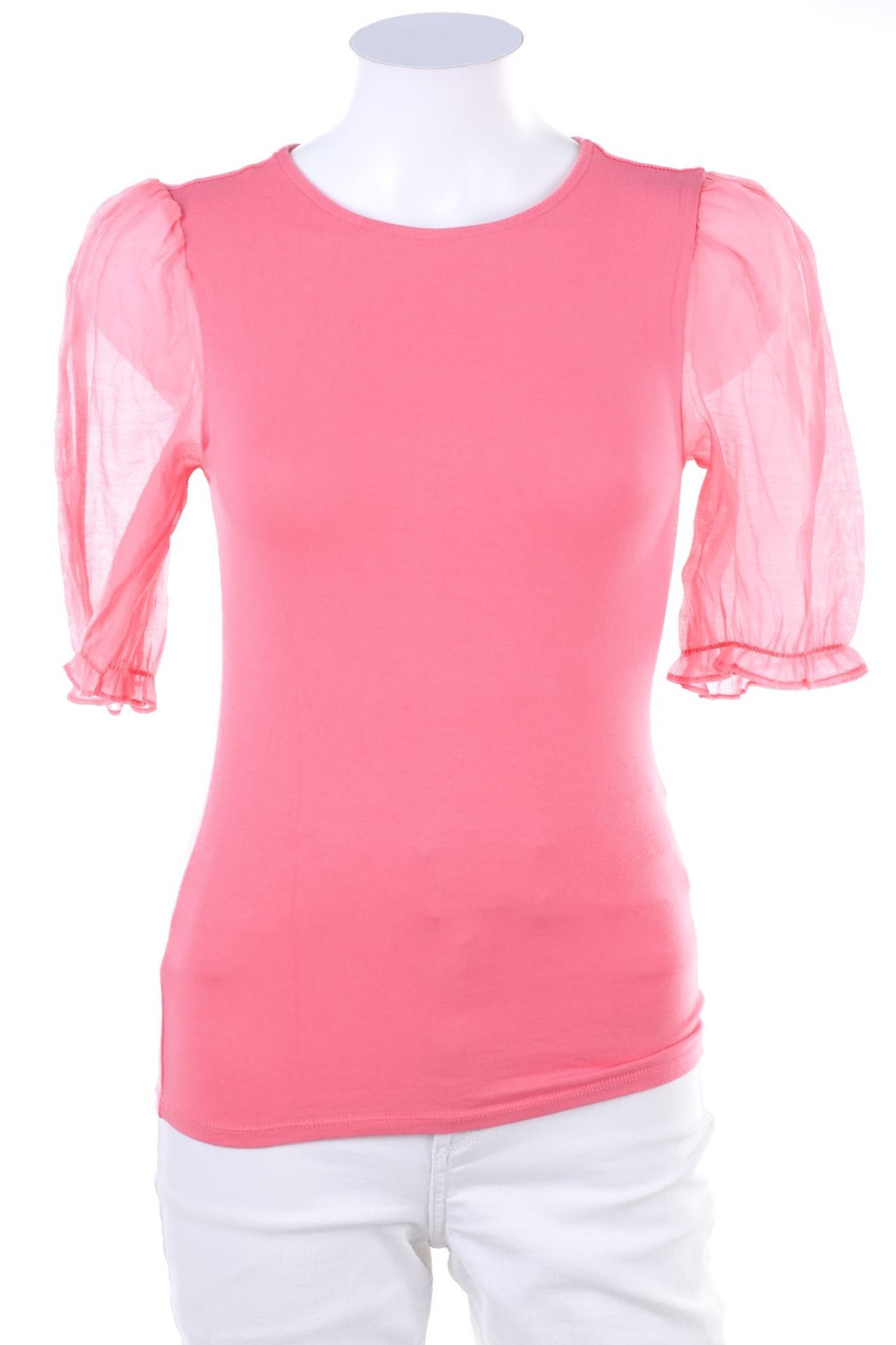 H&M - Shirt mit Puffärmeln - S