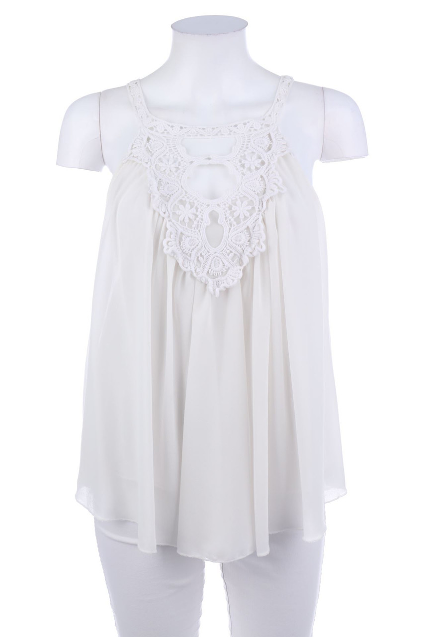 TODAY - Blusentop mit Spitze - L