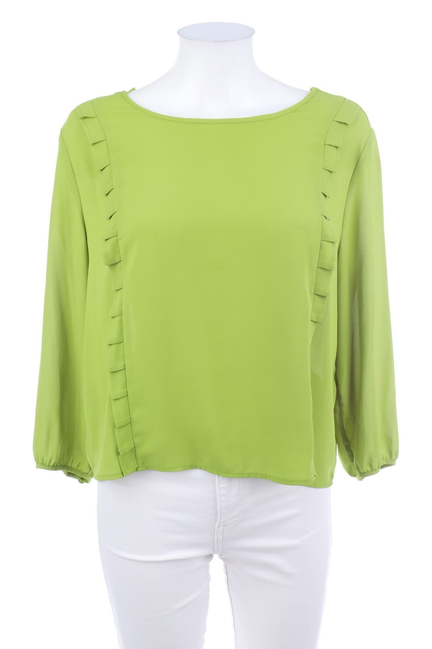 MANGO SUIT - Bluse mit Volants - L