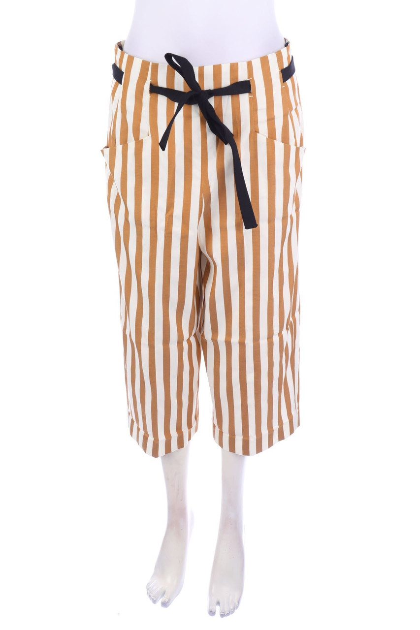 TELA - Culotte Pants with Stripes - D 38