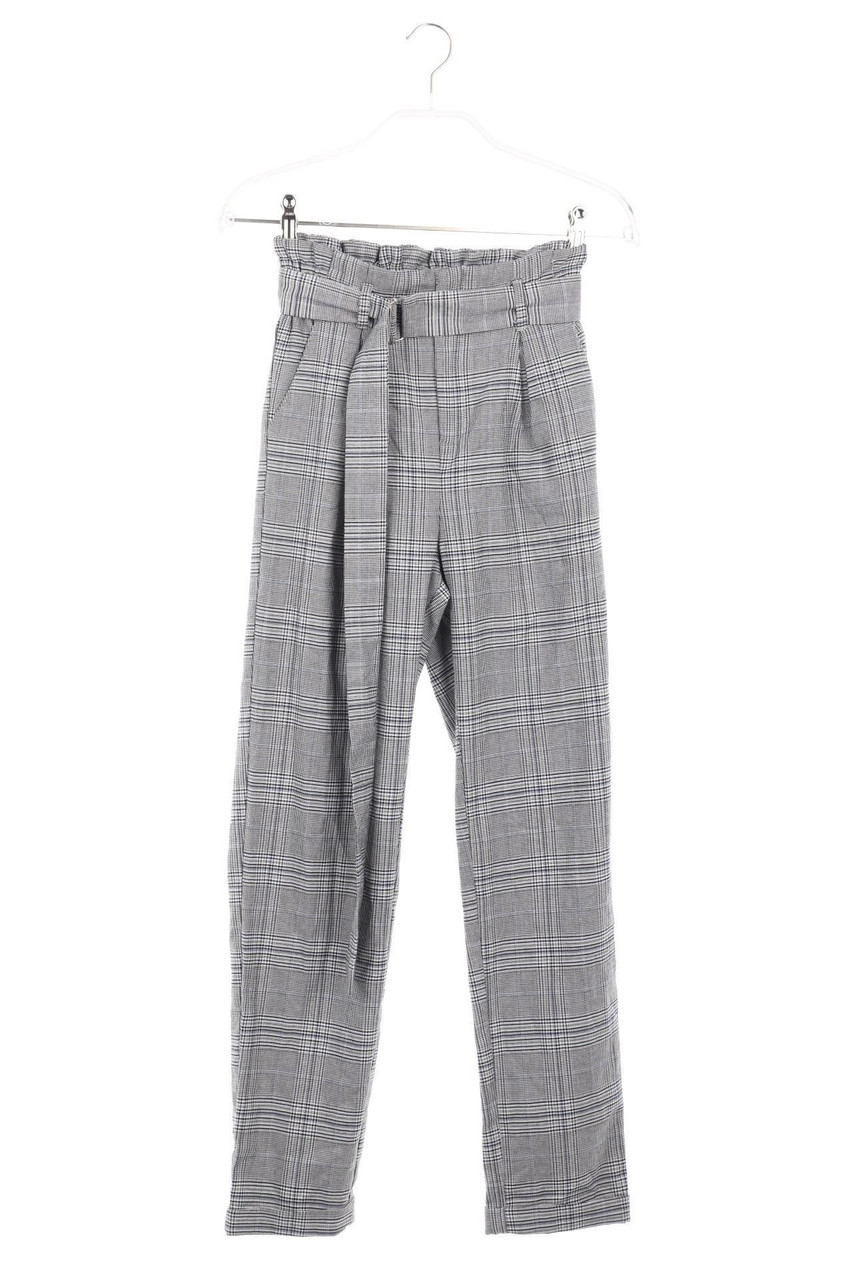 Bershka - Paperbag-Hose mit Muster - S