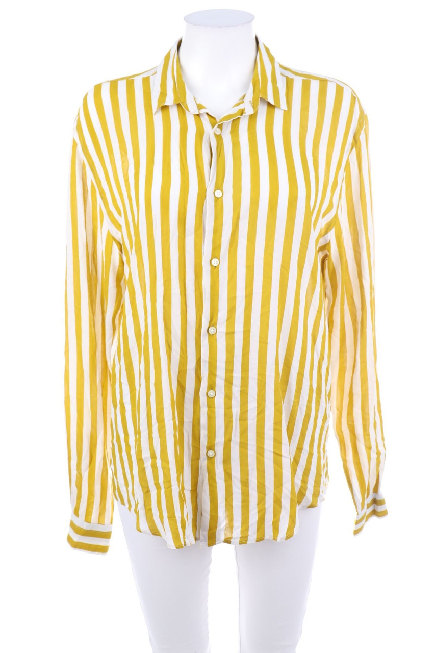 ZARA - Streifen-Hemd-Bluse - M