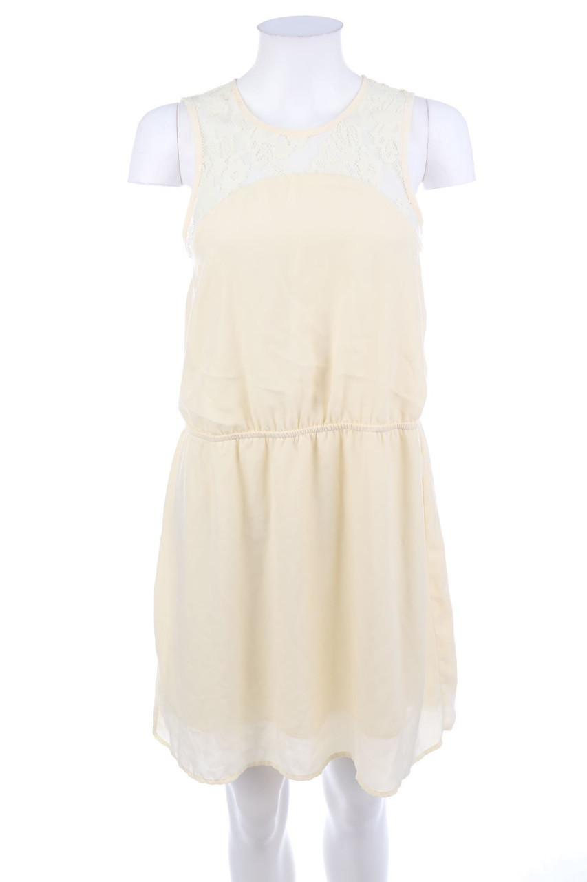 No Label - Dress with Lace Insert - M