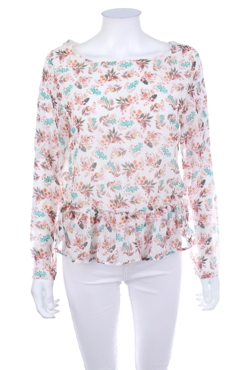 Livre - Bluse mit Blumen-Print - XS