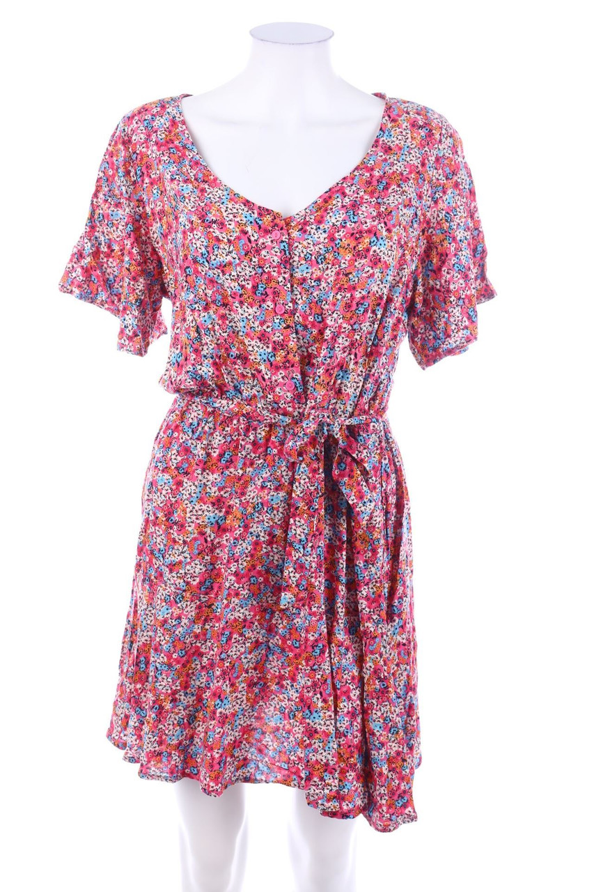 No Label - Dress with Flower Print - D 38