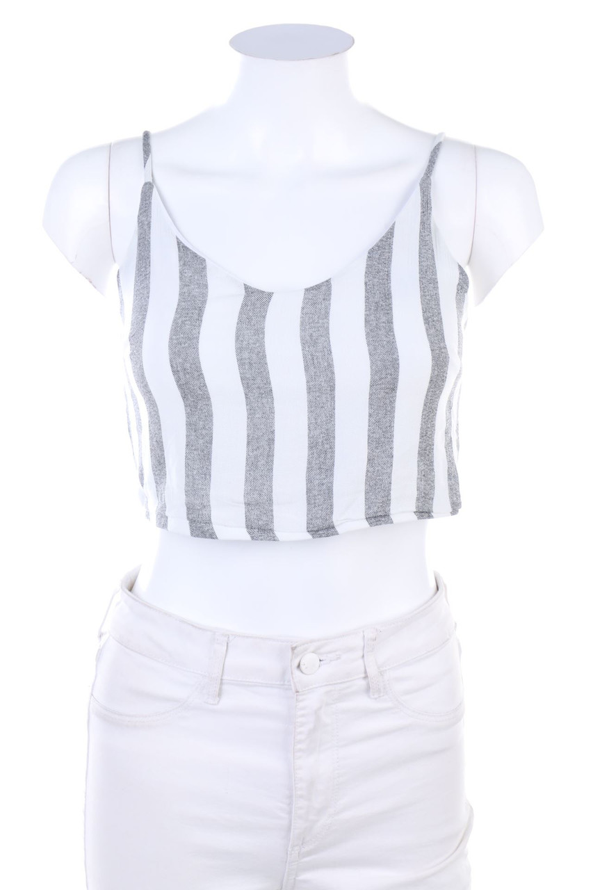 Chicorée - Crop-Top with Stripes - S