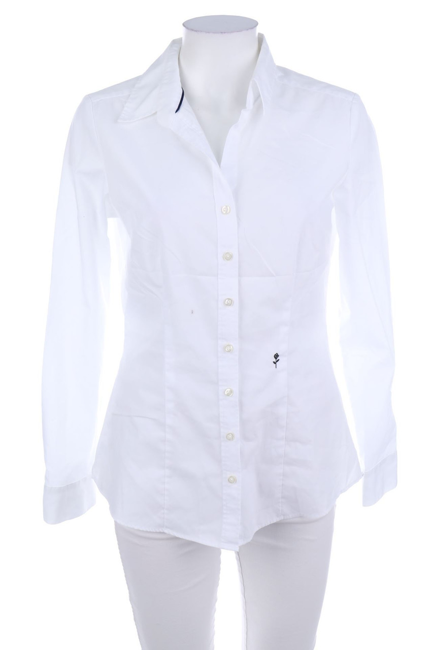 SEIDENSTICKER - Shirt Blouse with Logo-Stitching - D 36