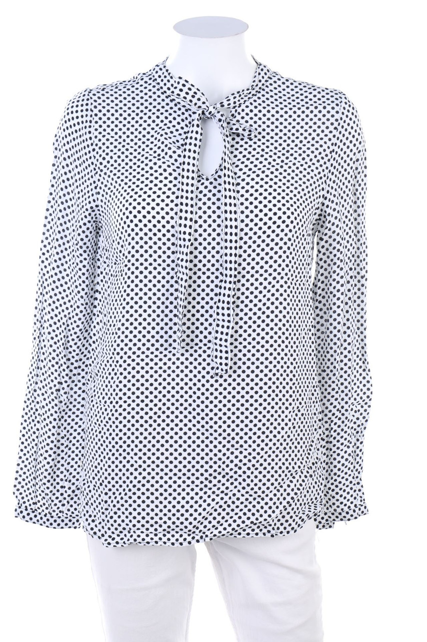 TCHIBO - Polka Dot-Bluse mit Schluppe - M