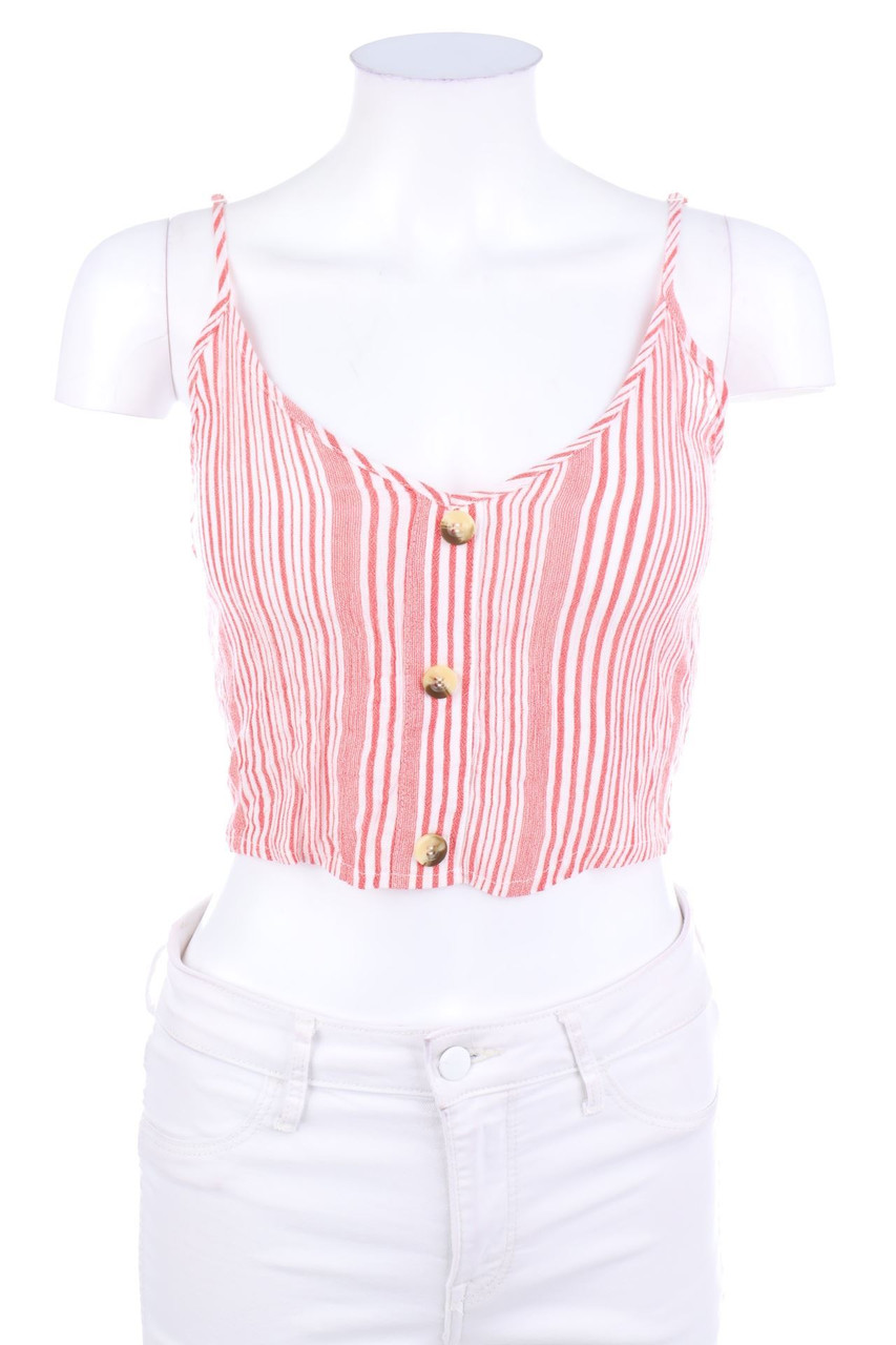 No Label - Crop-Top with Stripes - D 32-34