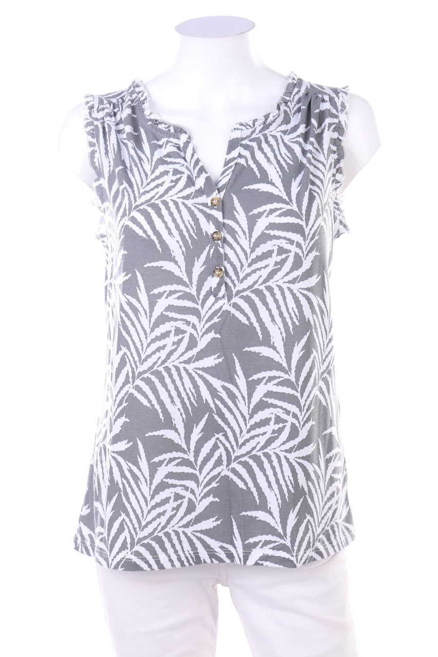 vivance collection - Top with Tropical Print - D 36-38