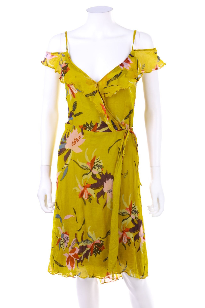 mbyM - Wickel-Kleid mit Blumen-Print - XS