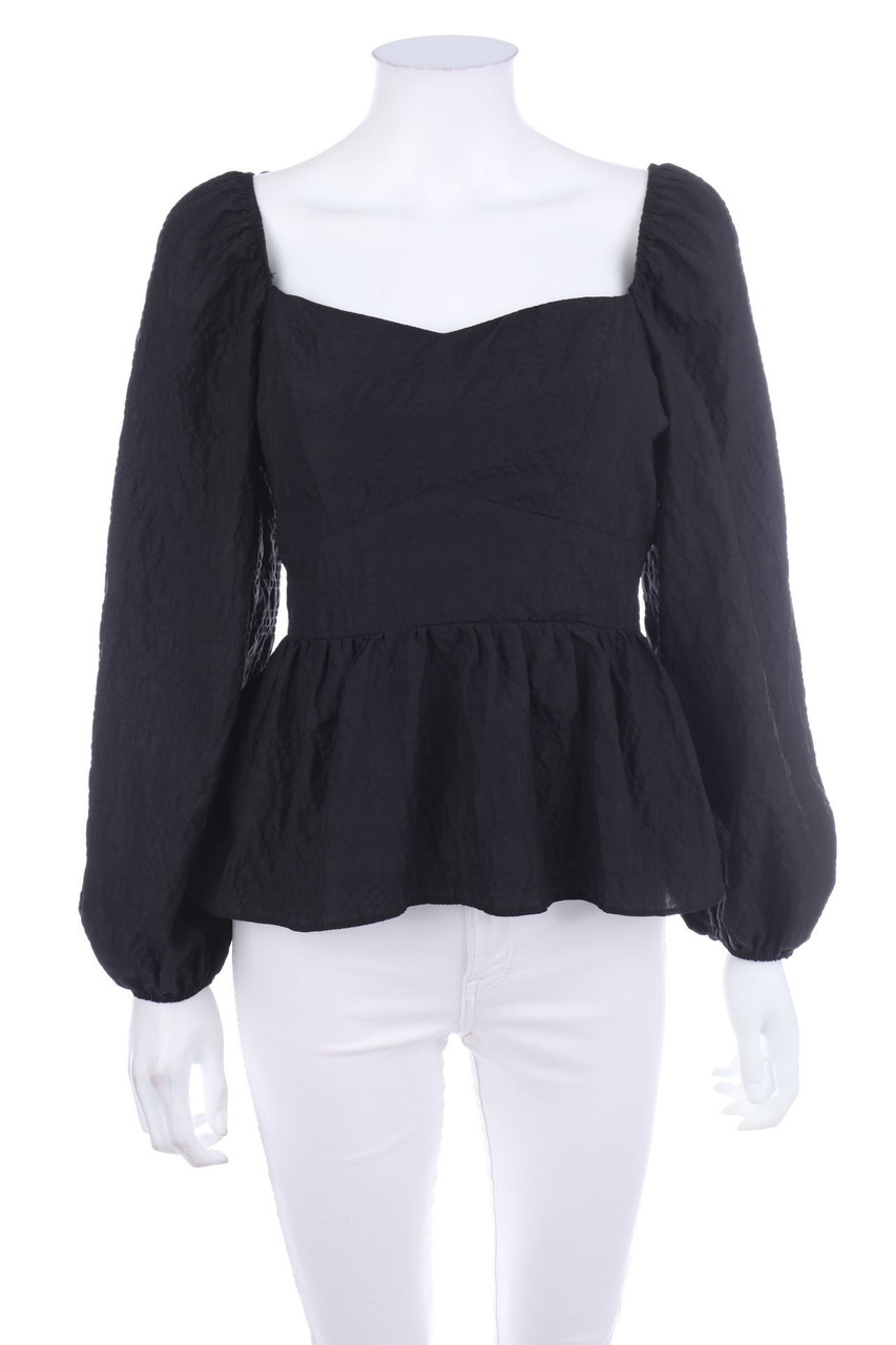 NEW LOOK - Bluse mit Smok-Details - D 36