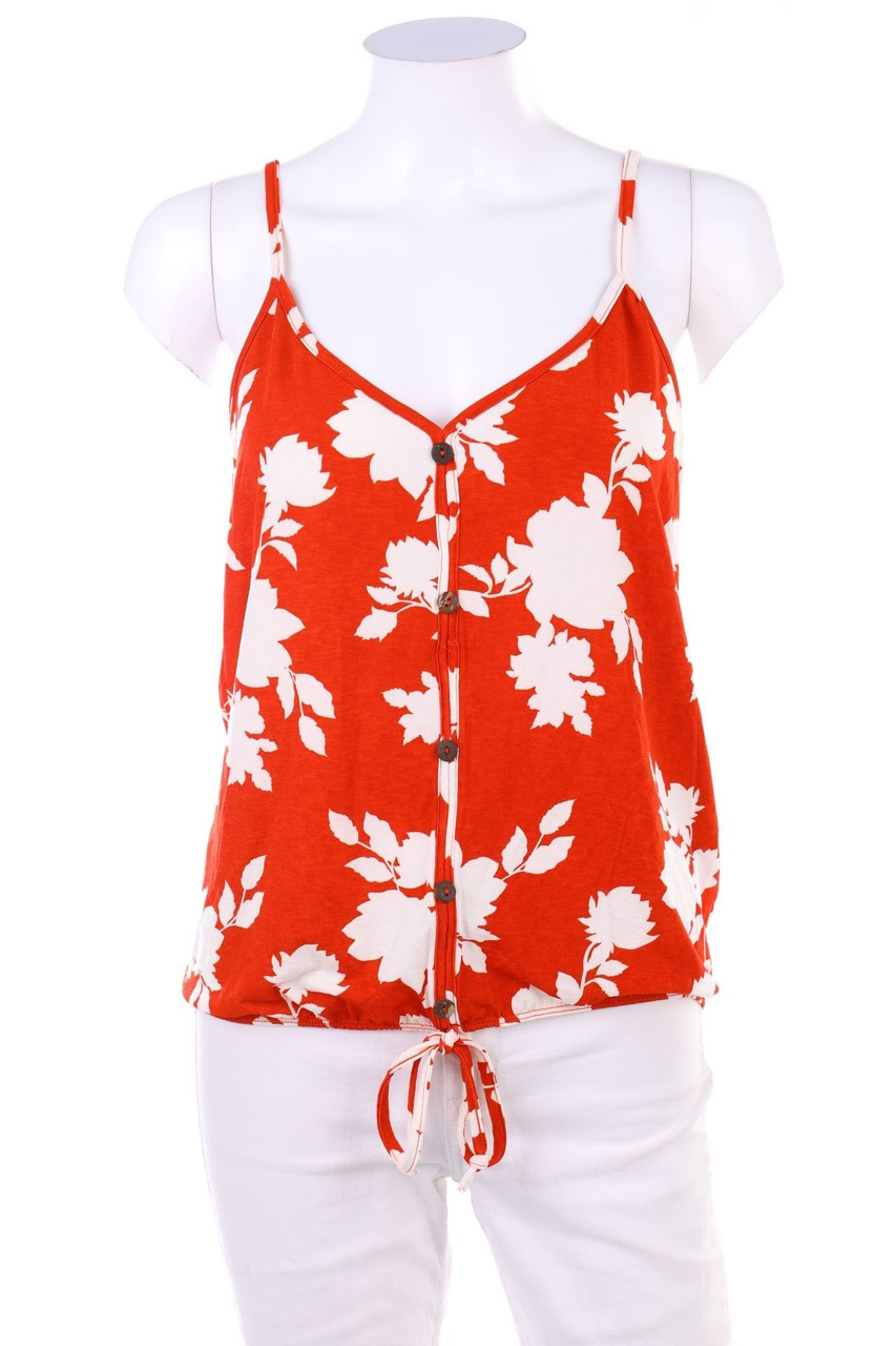SECONDHAND - Top with Flower Print - M