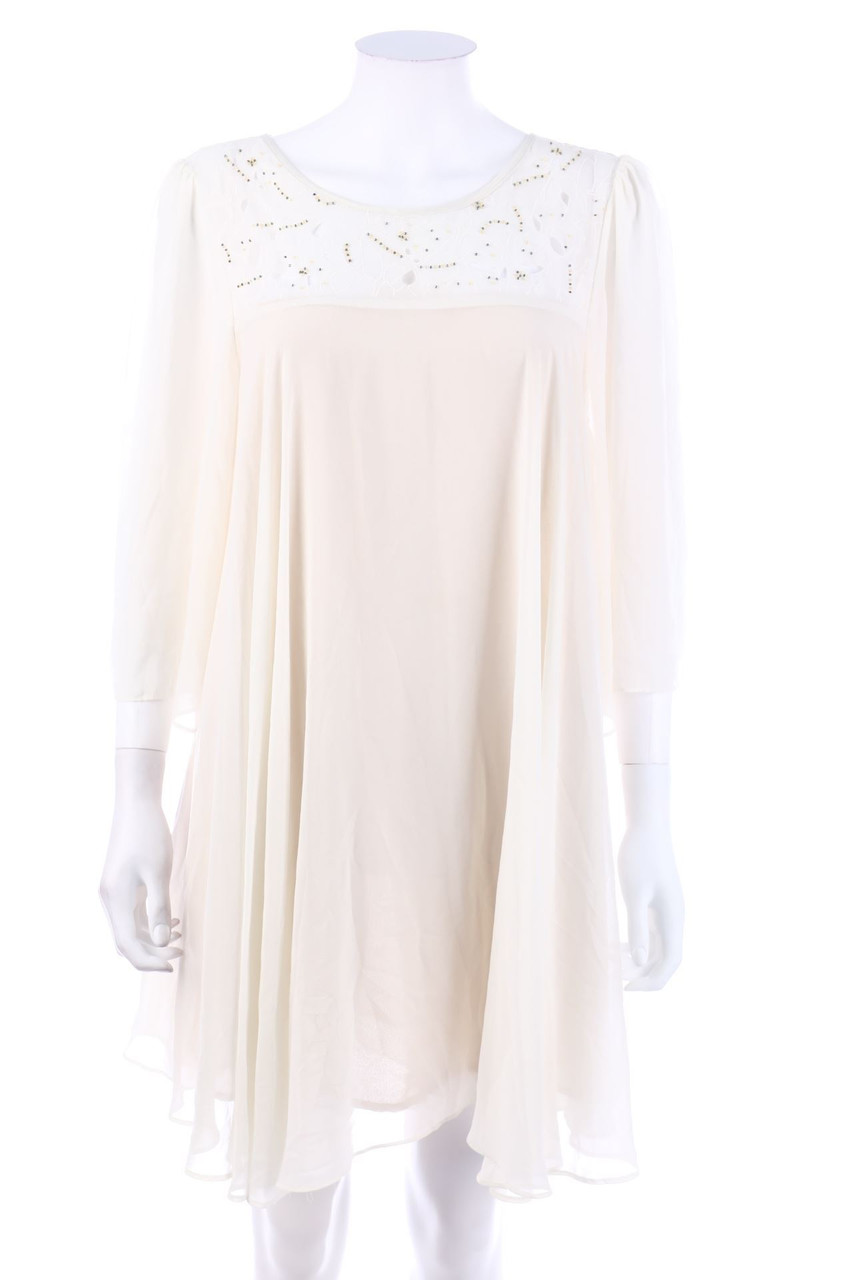 H&M - Shift-Kleid mit Perlen - D 40