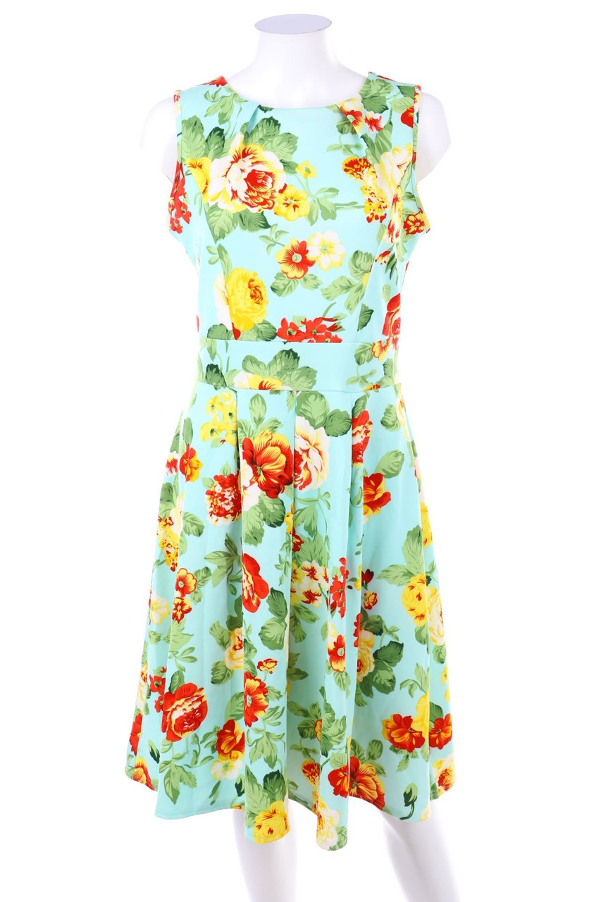Vintage Chic for Topvintage - Kleid mit Blumen-Print - D 40