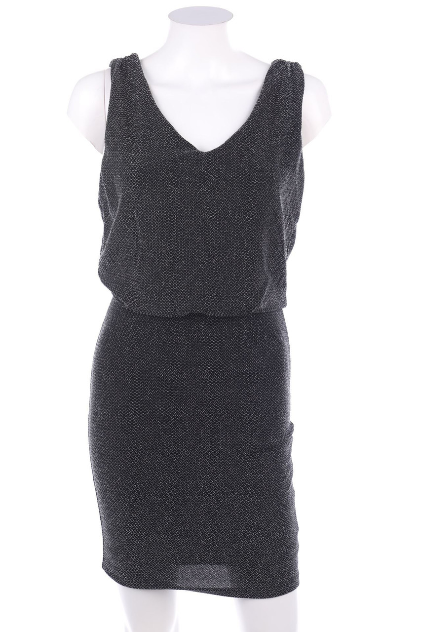 Ohne Label - Glitzer-Kleid mit tiefem Rückenausschnitt - L