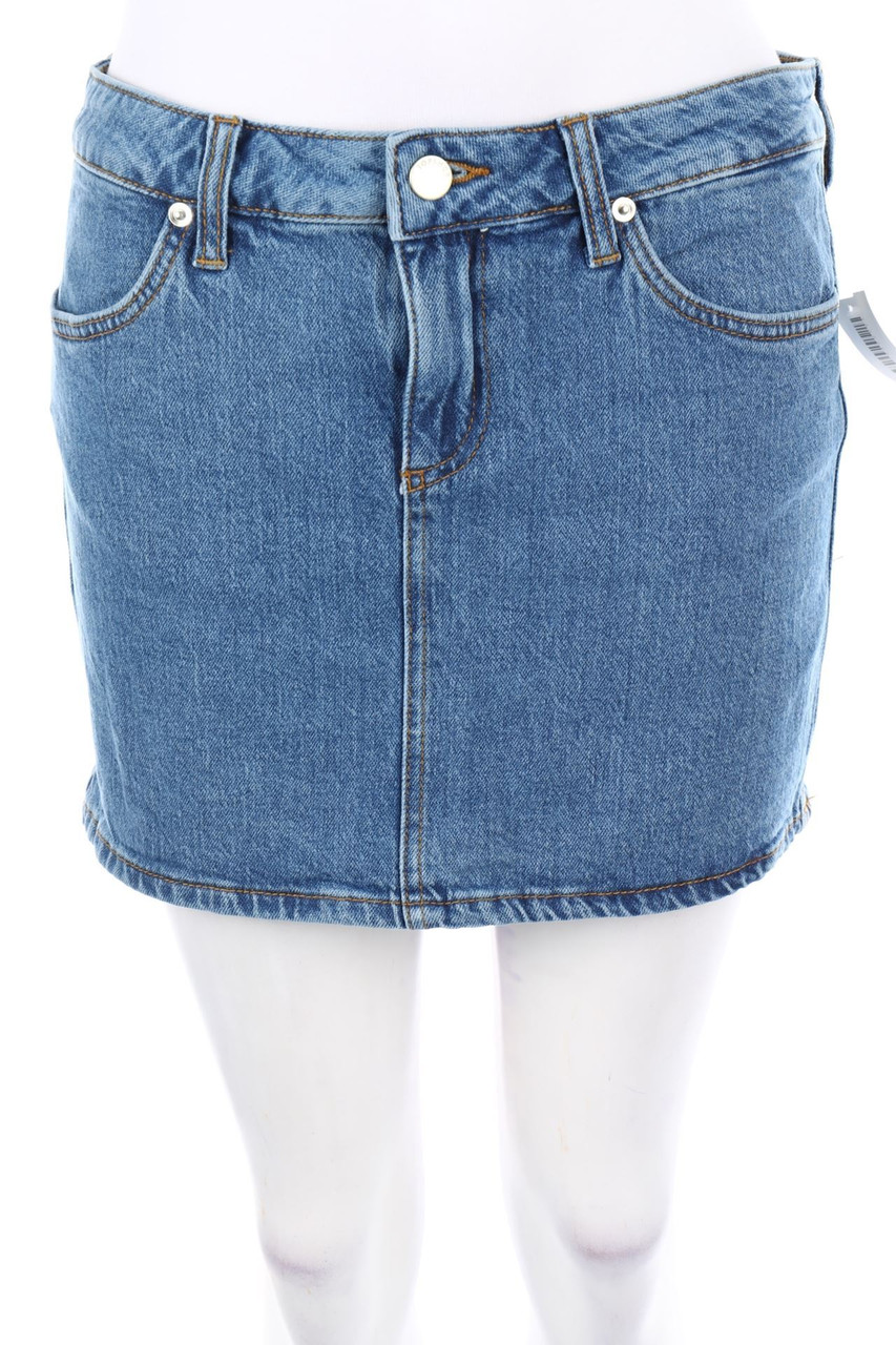 TOPSHOP - Denim Mini Skirt - D 36