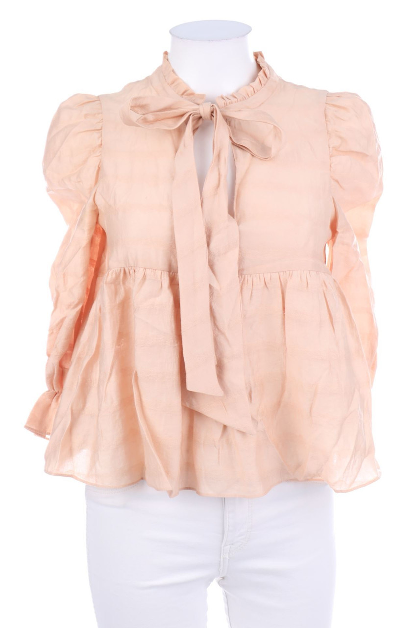 ZARA - Bluse mit Puffärmeln - XS