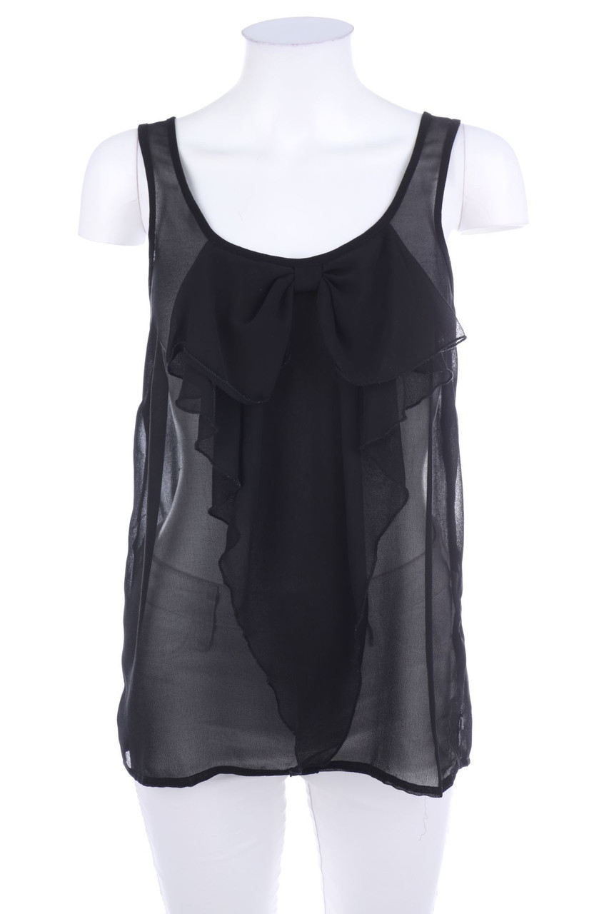 ONLY - Chiffon-Blusentop mit Schleife - D 36