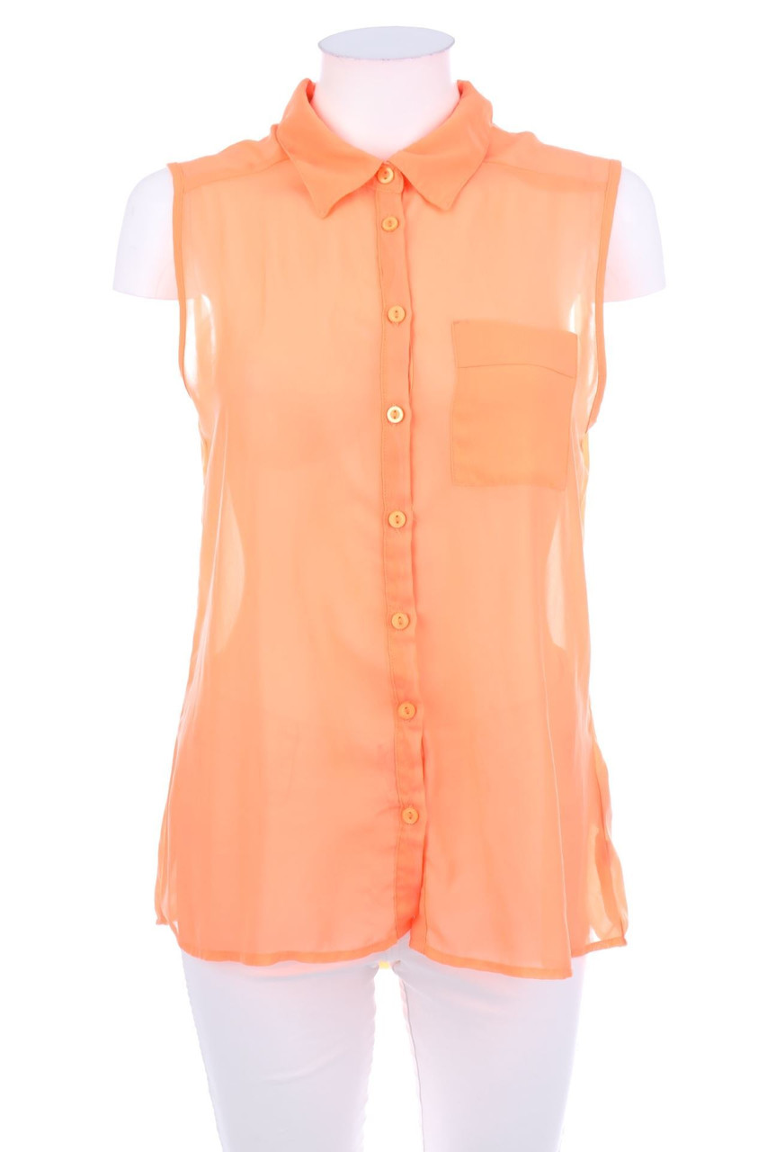 AMISU - ärmellose Hemd-Bluse - M