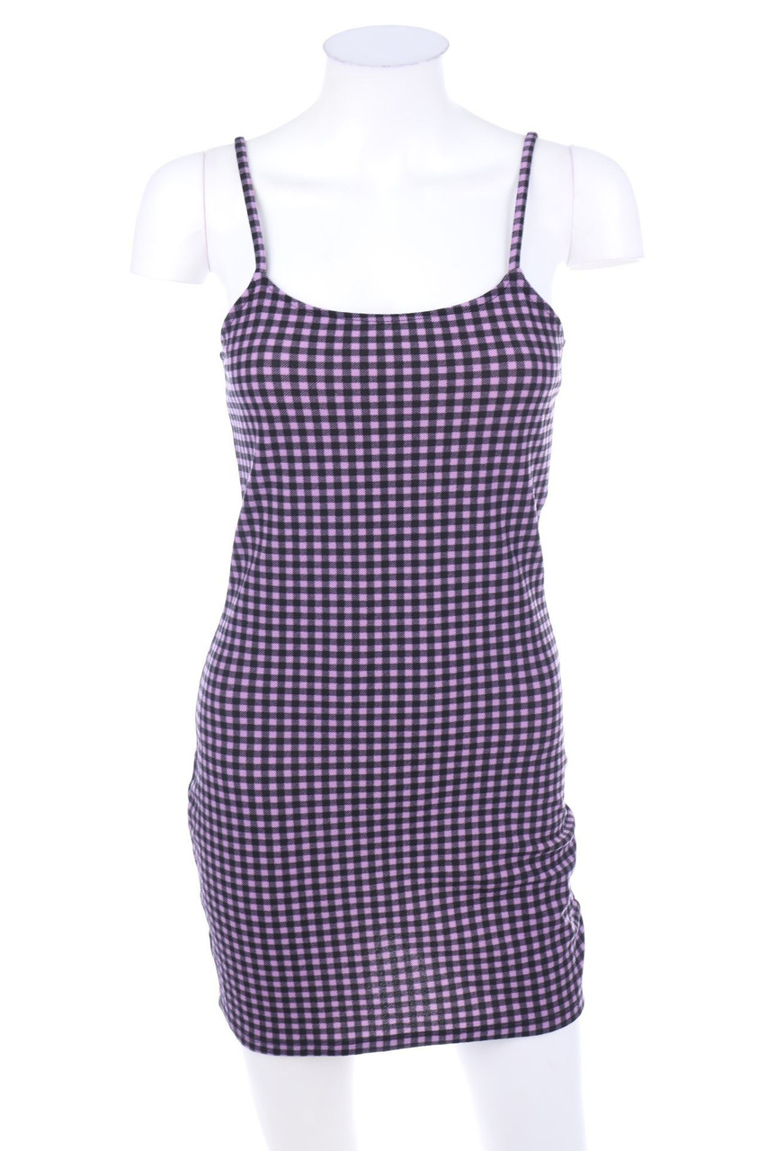 H&M DIVIDED - Minikleid mit Karo-Muster - S