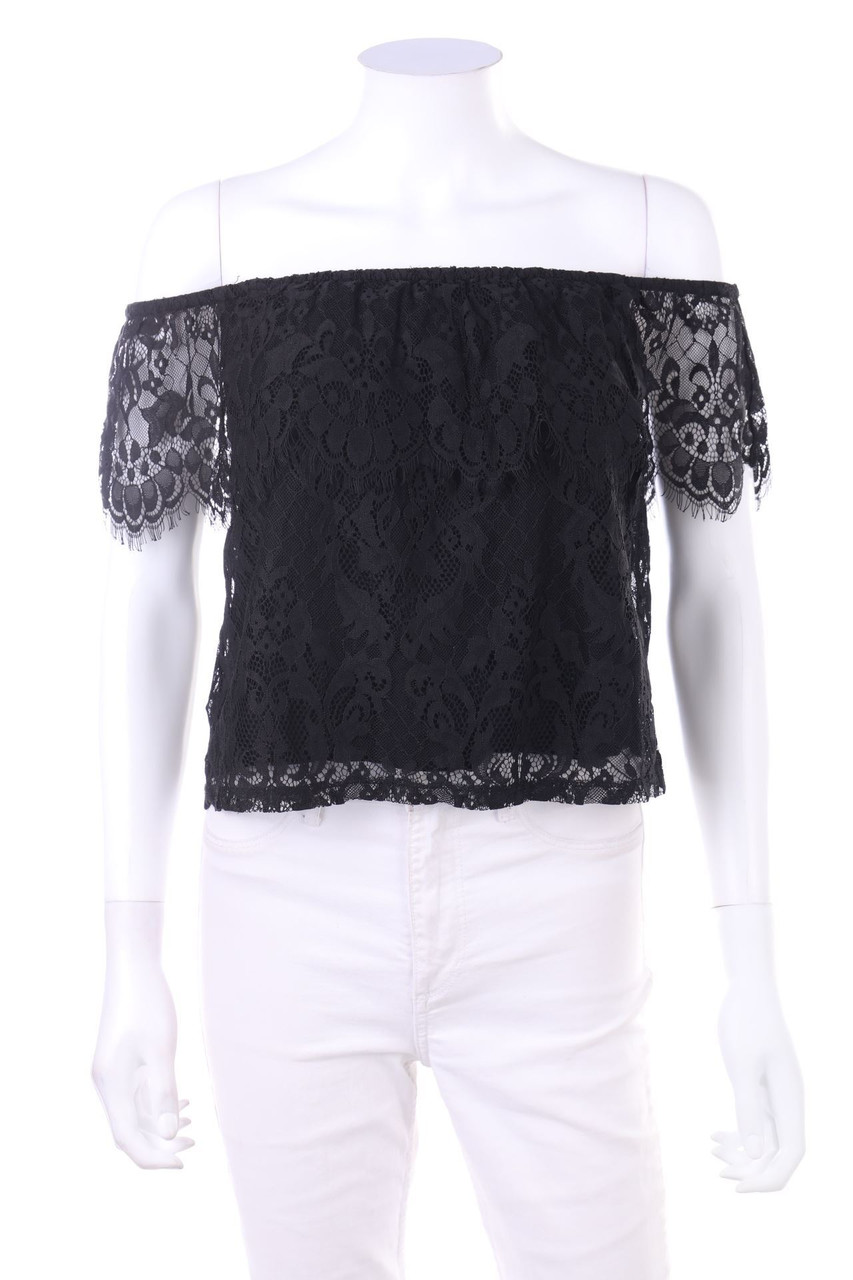 HOLLISTER - Off-the-shoulder blouse, Lace - S