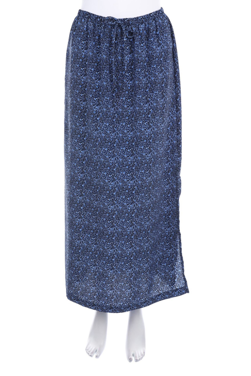 No Label - Skirt with floral print with Slit - M