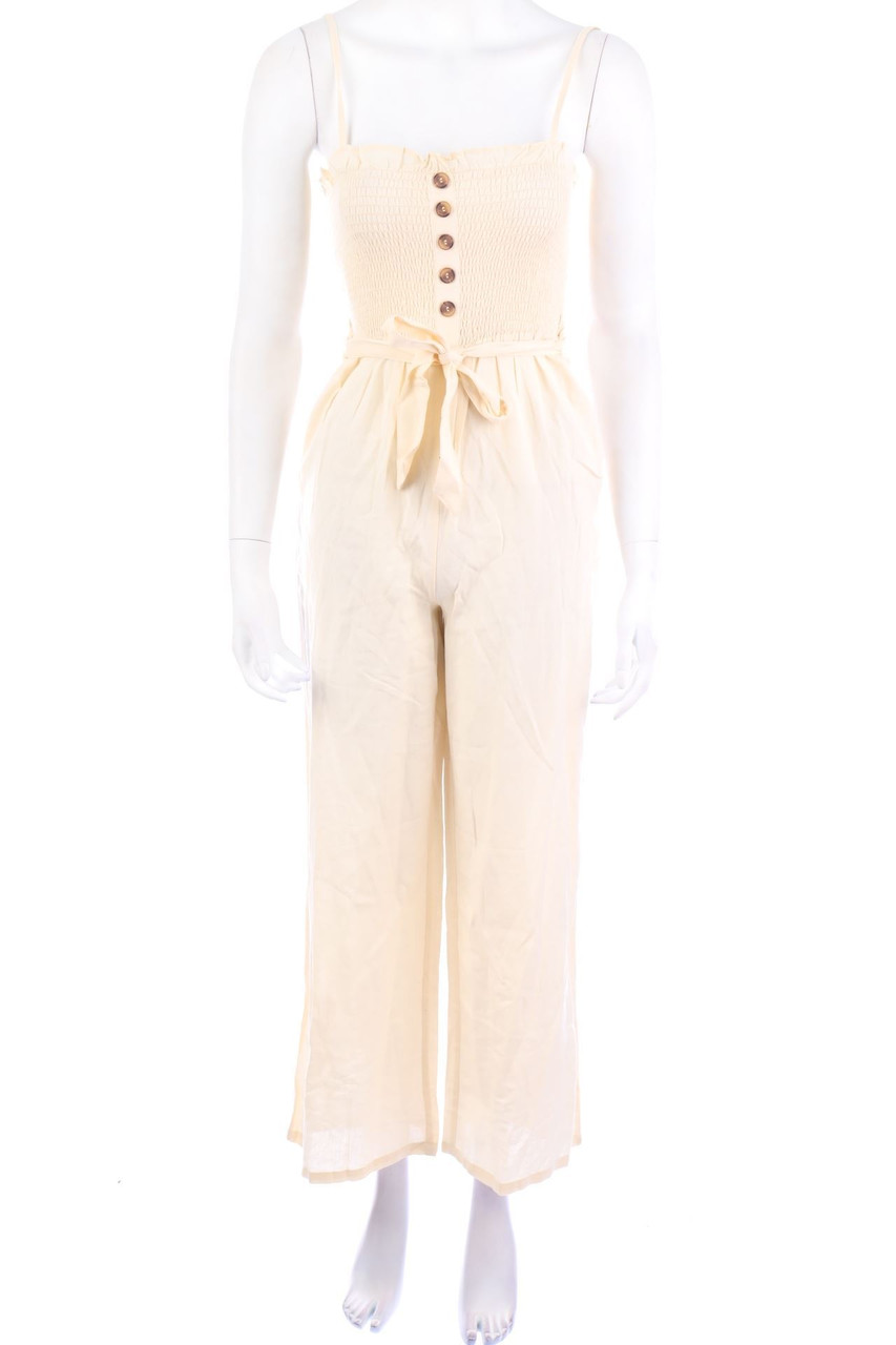 LASCANA - Jumpsuit, Linen-Blend - D 34