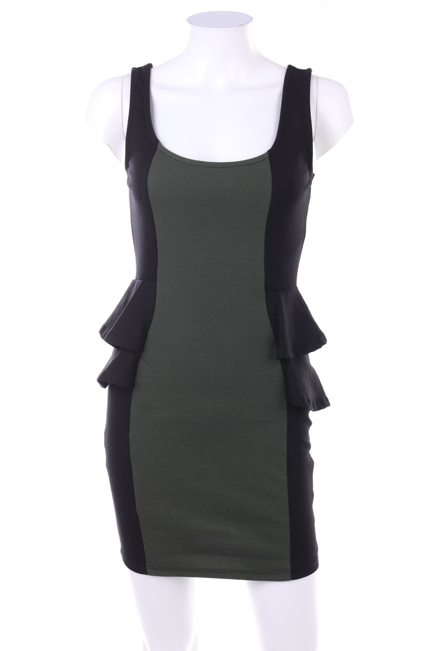 AMISU - Etui-Kleid mit Schößchen - D 36