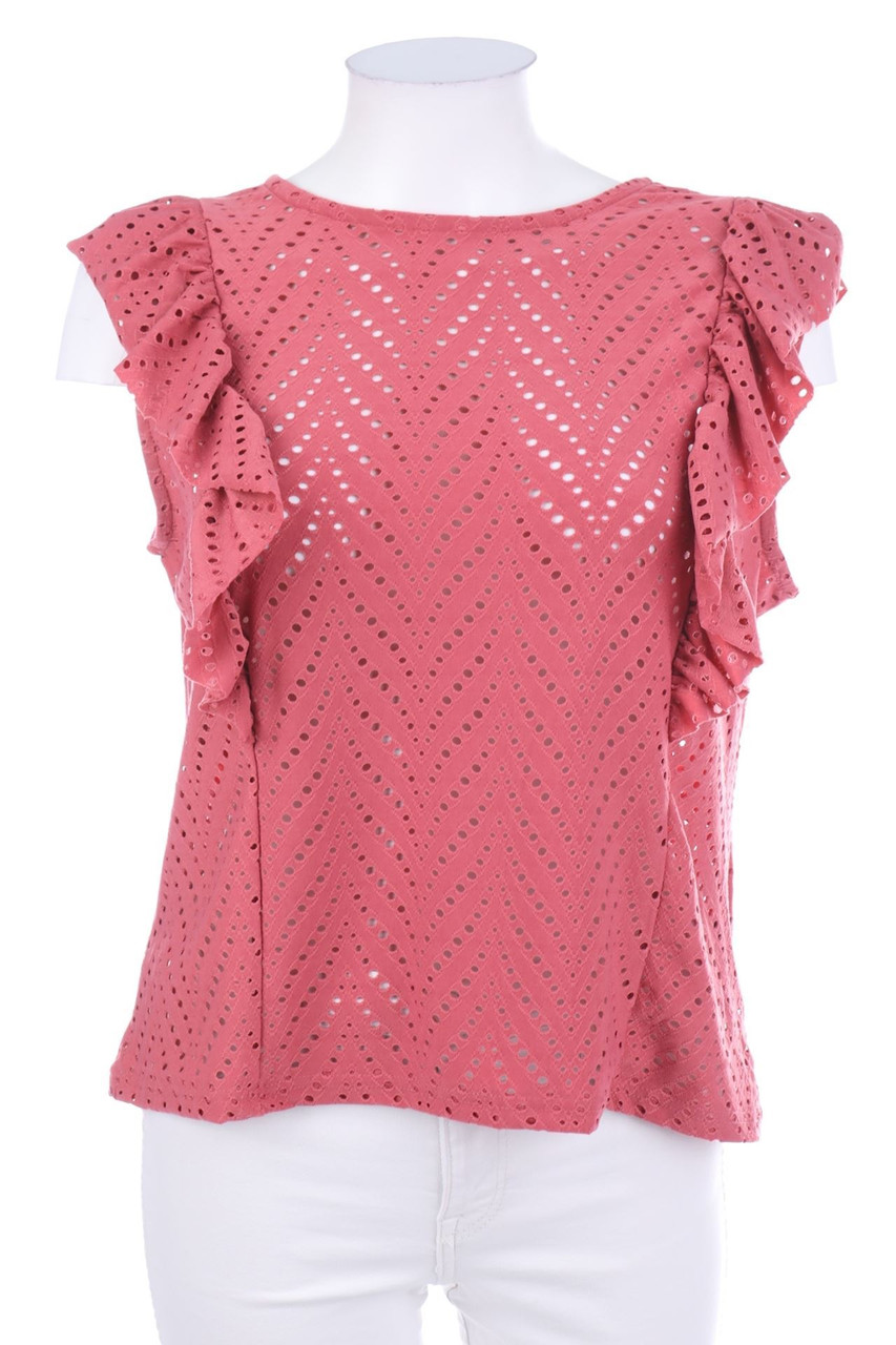 esmara - Volants-Top, Eyelet Lace  - L